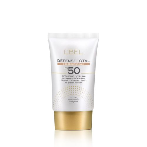 Défense Total Protector Solar Hidratación Antiedad Rostro FPS50 con Color 30ml